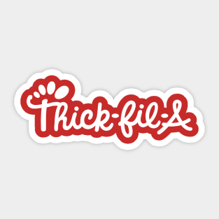 Thick-fil-A Vinyl Sticker Electronics & Accessories Laptop etna.com.pe
